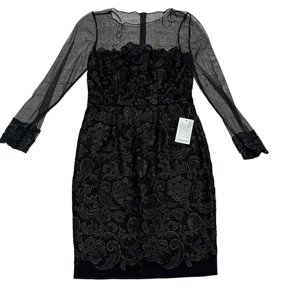 NWT Patra Dress Long Sleeve Mesh Lace 8